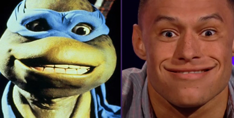 Chamberlain Akui Dirinya Memang Mirip Kura-Kura Ninja Chamberlain Akui Dirinya Memang Mirip Kura-Kura Ninja