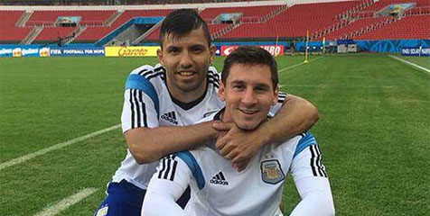 Messi Minta Aguero Tak 'Selingkuh' Darinya