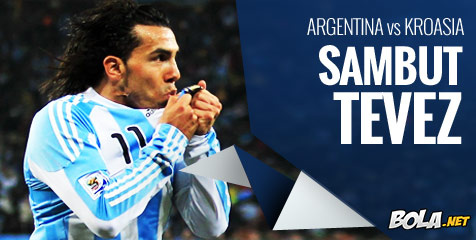 Preview: Argentina vs Kroasia, Kembalinya Tevez Preview: Argentina vs Kroasia, Kembalinya Tevez