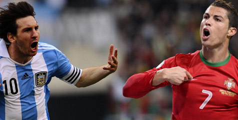 Inggris Tak Minati Cristiano Ronaldo dan Lionel Messi Inggris Tak Minati Cristiano Ronaldo dan Lionel Messi