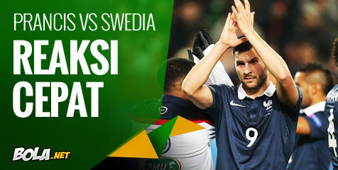 Preview: Prancis vs Swedia, Reaksi Cepat Preview: Prancis vs Swedia, Reaksi Cepat