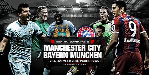 Preview: Man City vs Bayern, Kritis Kontra Santai Preview: Man City vs Bayern, Kritis Kontra Santai
