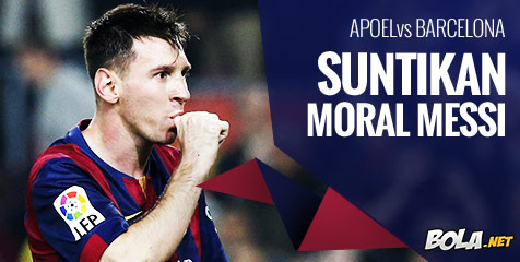 Preview: APOEL vs Barca, Suntikan Moral Messi Preview: APOEL vs Barca, Suntikan Moral Messi