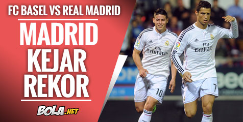 Preview: Basel vs Real Madrid, Kejar Rekor Preview: Basel vs Real Madrid, Kejar Rekor