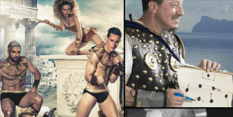 Higuain dan Penggawa Napoli Menjelma Gladiator Higuain dan Penggawa Napoli Menjelma Gladiator