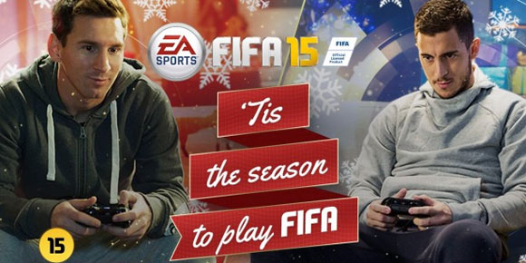 Rayakan Natal, Messi dan Hazard Adu Kehebatan Main FIFA 15