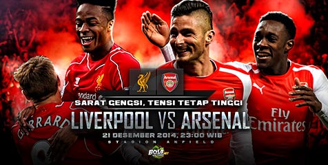 Preview: Liverpool vs Arsenal, Tensi Tinggi Preview: Liverpool vs Arsenal, Tensi Tinggi