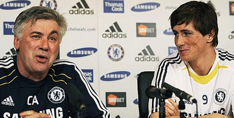 Ancelotti Doakan Torres Sukses di Atletico Ancelotti Doakan Torres Sukses di Atletico