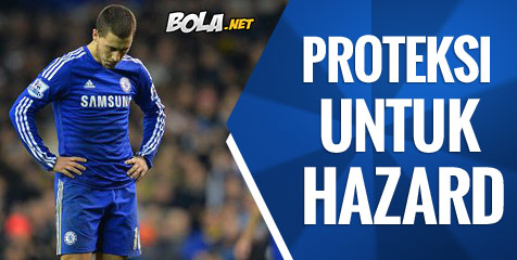 Lagi, Mourinho Minta Wasit Lindungi Hazard Lagi, Mourinho Minta Wasit Lindungi Hazard