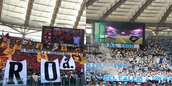 Perang Koreografi di Derby della Capitale Perang Koreografi di Derby della Capitale
