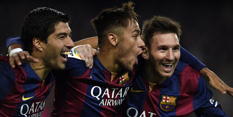 Messi Lempar Pujian untuk Trio MSN Messi Lempar Pujian untuk Trio MSN
