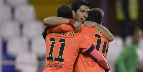 Kering Gol, Ini Nasihat Neymar untuk Suarez Kering Gol, Ini Nasihat Neymar untuk Suarez