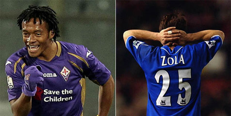 Gabung Chelsea, Cuadrado Warisi Nomor Zola Gabung Chelsea, Cuadrado Warisi Nomor Zola