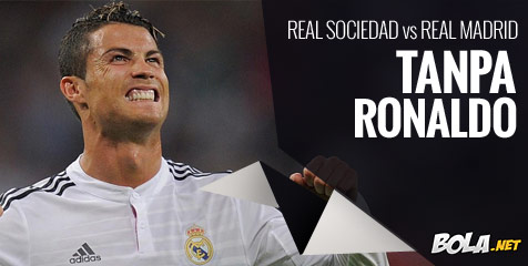 Preview: Real Madrid vs Real Sociedad, Tanpa CR7 Preview: Real Madrid vs Real Sociedad, Tanpa CR7