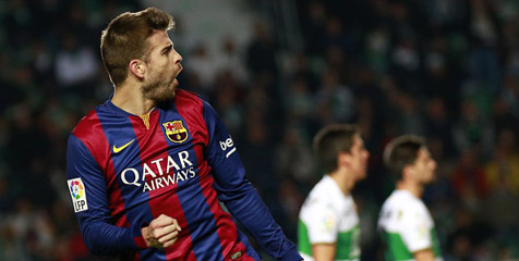 Pique Ambisi Rebut Ban Kapten Barcelona Pique Ambisi Rebut Ban Kapten Barcelona