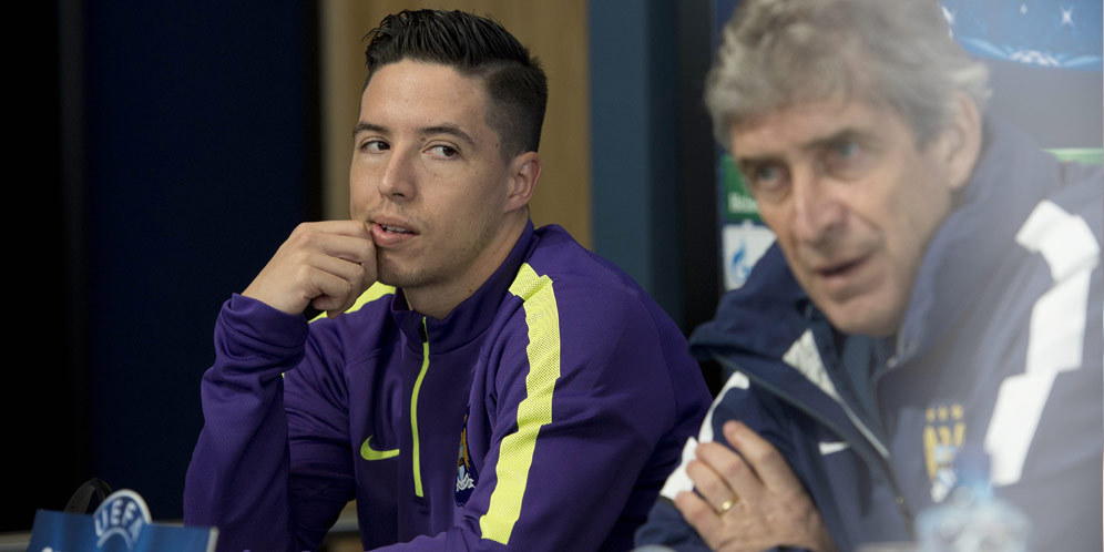 Nasri Bertekad Kalahkan Barcelona Nasri Bertekad Kalahkan Barcelona