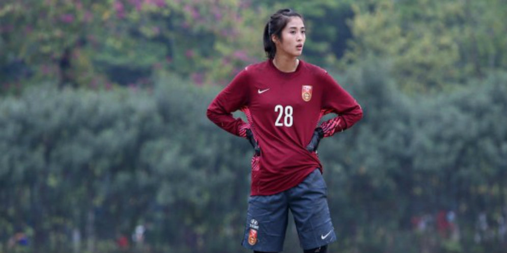 Galeri: Cantiknya Zhao Lina, Shot Stopper Timnas Tiongkok