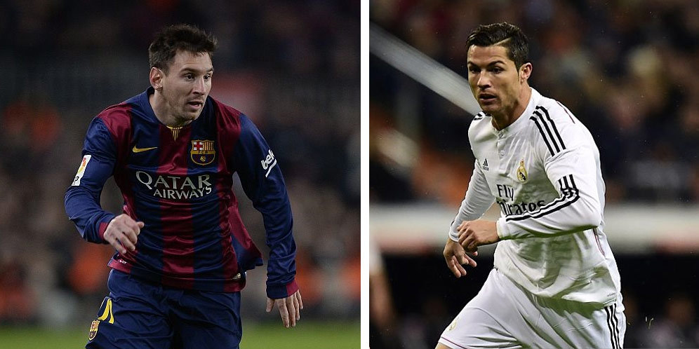 'Messi vs Ronaldo? Tak Pantas Bandingkan Legenda dengan Pemain Usia Senja' 'Messi vs Ronaldo? Tak Pantas Bandingkan Legenda dengan Pemain Usia Senja'