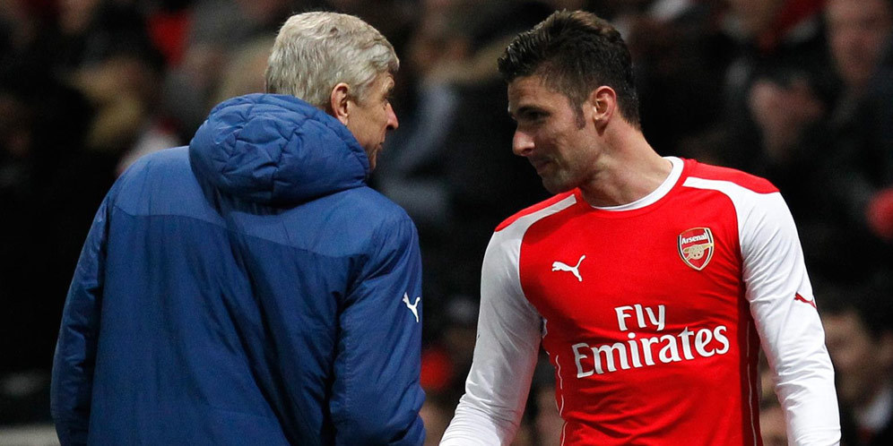 Giroud dan Wenger Terbaik Maret di Premier League Giroud dan Wenger Terbaik Maret di Premier League