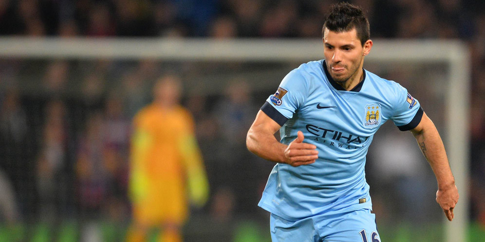 Aguero Mandul 500 Menit Lebih, Sejak Barcelona Aguero Mandul 500 Menit Lebih, Sejak Barcelona