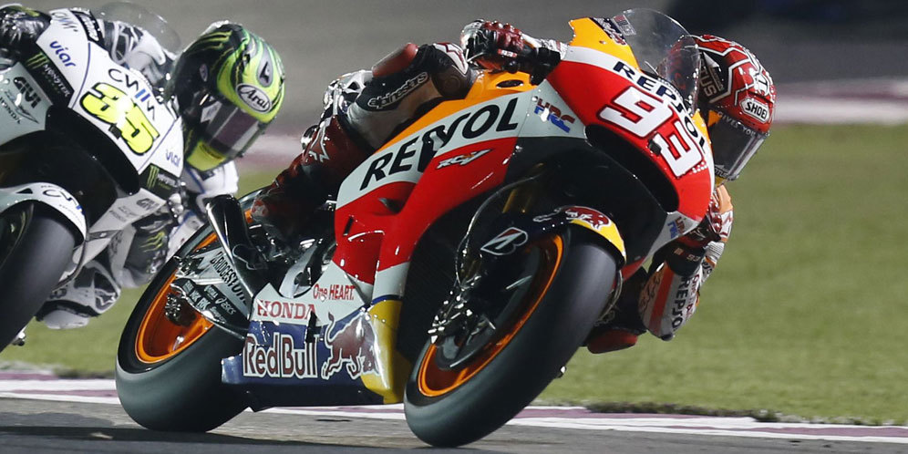Lupakan Qatar, Marquez Tekad Bantu Aoyama Lupakan Qatar, Marquez Tekad Bantu Aoyama