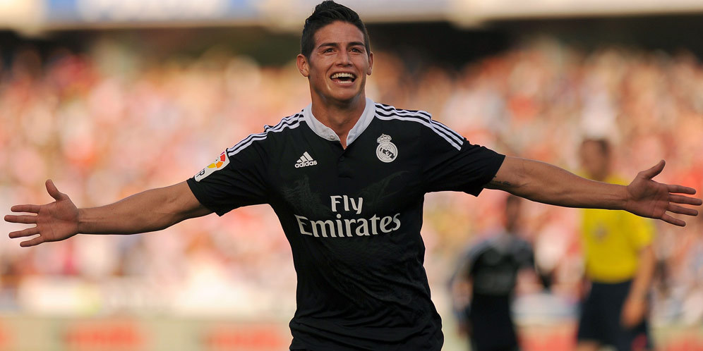 Moncer di Madrid, James Mengkilap Bagai Emas Moncer di Madrid, James Mengkilap Bagai Emas