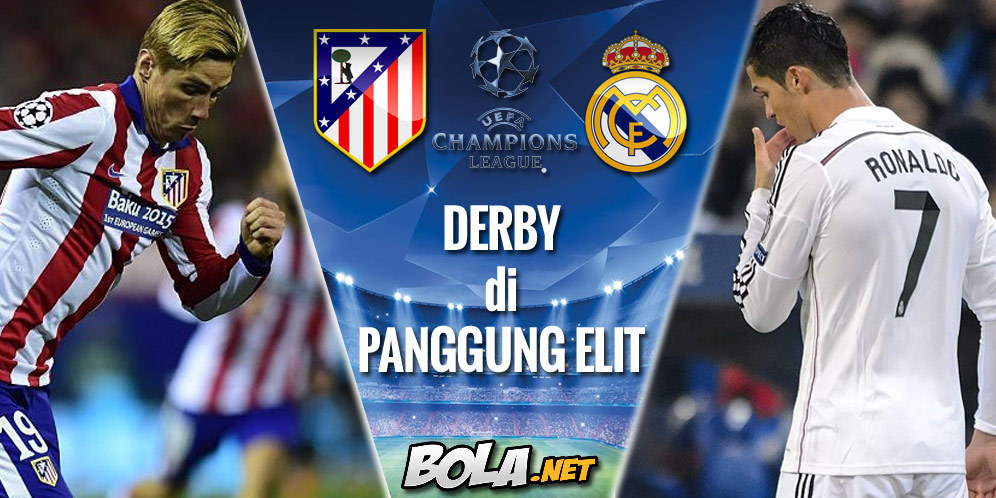 Data dan Fakta Liga Champions: Atletico Madrid vs Real Madrid