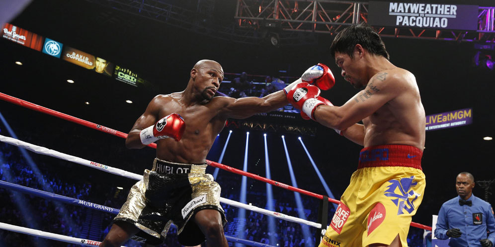 Atasi Pacquiao, Mayweather Pertahankan Rekor Unbeaten Atasi Pacquiao, Mayweather Pertahankan Rekor Unbeaten