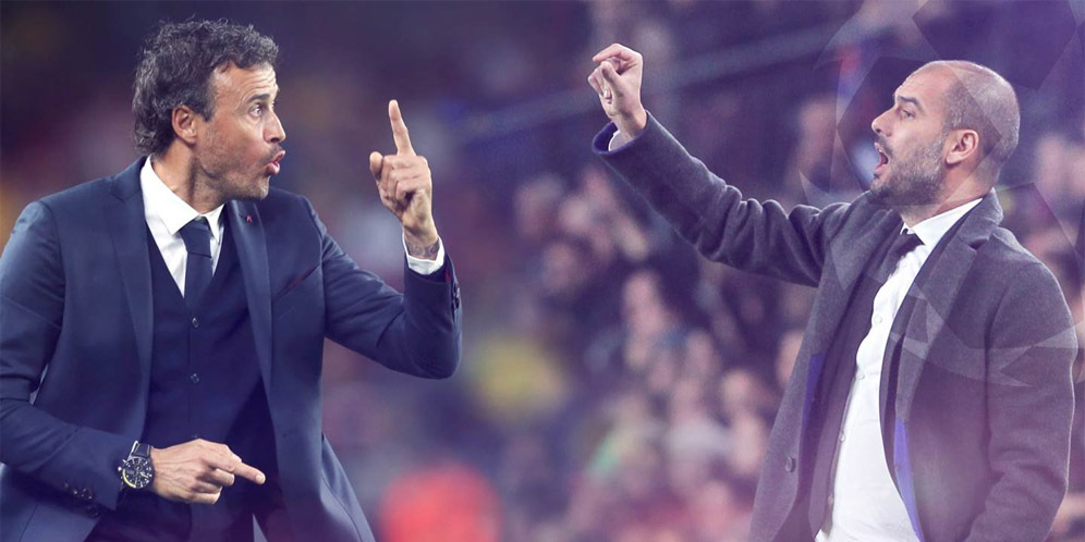 Nostalgia Keakraban Enrique & Guardiola Kala Berseragam Barca Nostalgia Keakraban Enrique & Guardiola Kala Berseragam Barca
