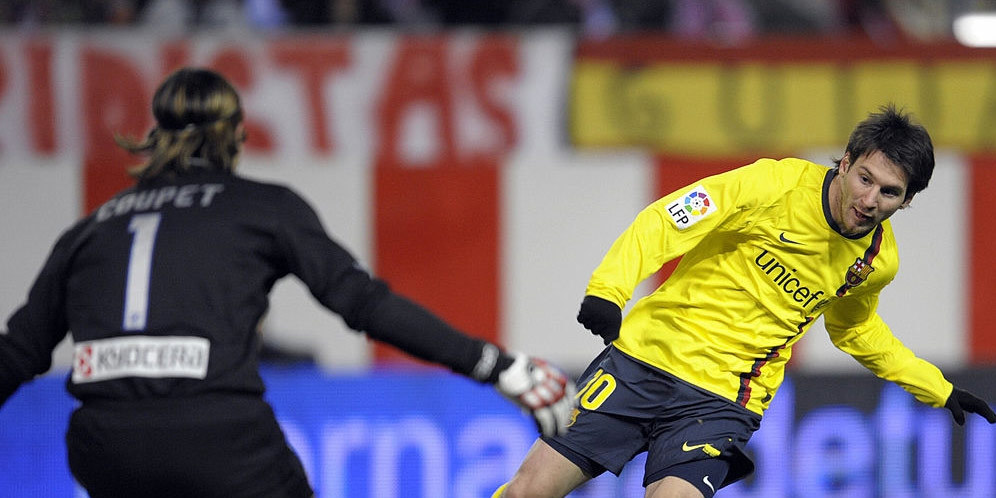 Kilas Balik Atletico vs Barcelona: Hat-trick Messi Kilas Balik Atletico vs Barcelona: Hat-trick Messi