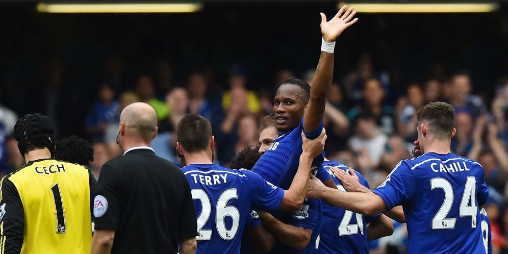 Inilah Alasan Mourinho Hanya Mainkan Drogba 30 Menit Inilah Alasan Mourinho Hanya Mainkan Drogba 30 Menit