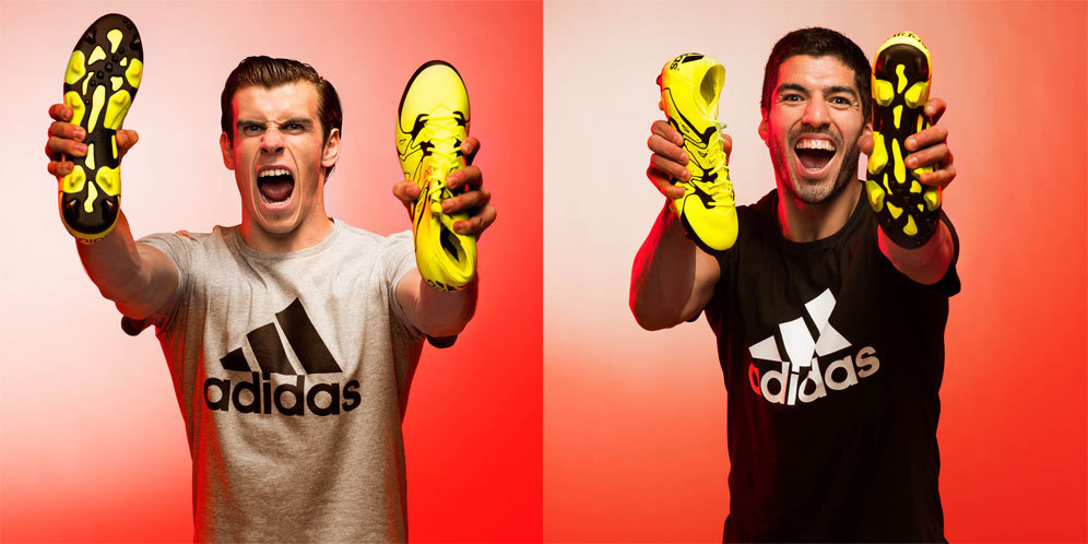 Adidas X 15, Sepatu Baru Suarez dan Bale Adidas X 15, Sepatu Baru Suarez dan Bale