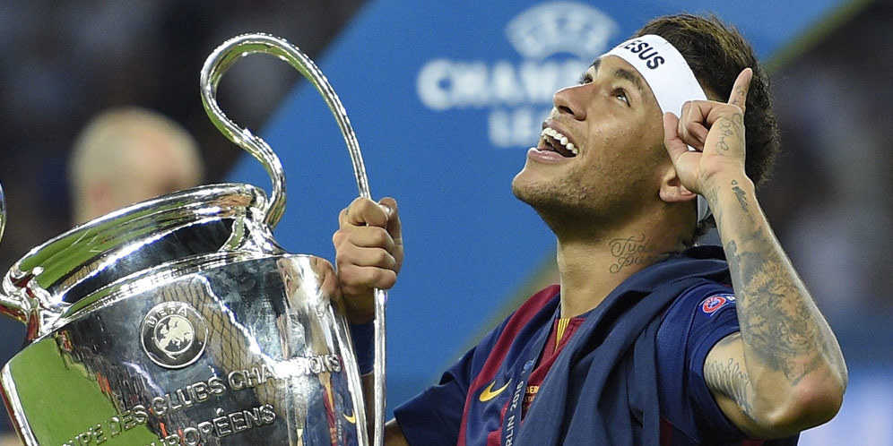 Neymar Bawa Barcelona Juara Liga Champions, Brasil Ikut Bahagia Neymar Bawa Barcelona Juara Liga Champions, Brasil Ikut Bahagia