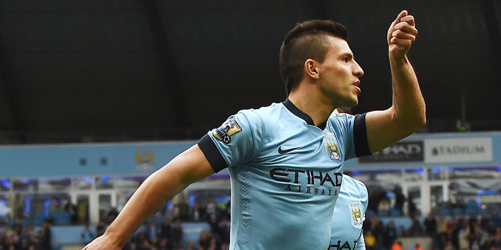 Diintai Madrid, Aguero Bahagia di City Diintai Madrid, Aguero Bahagia di City