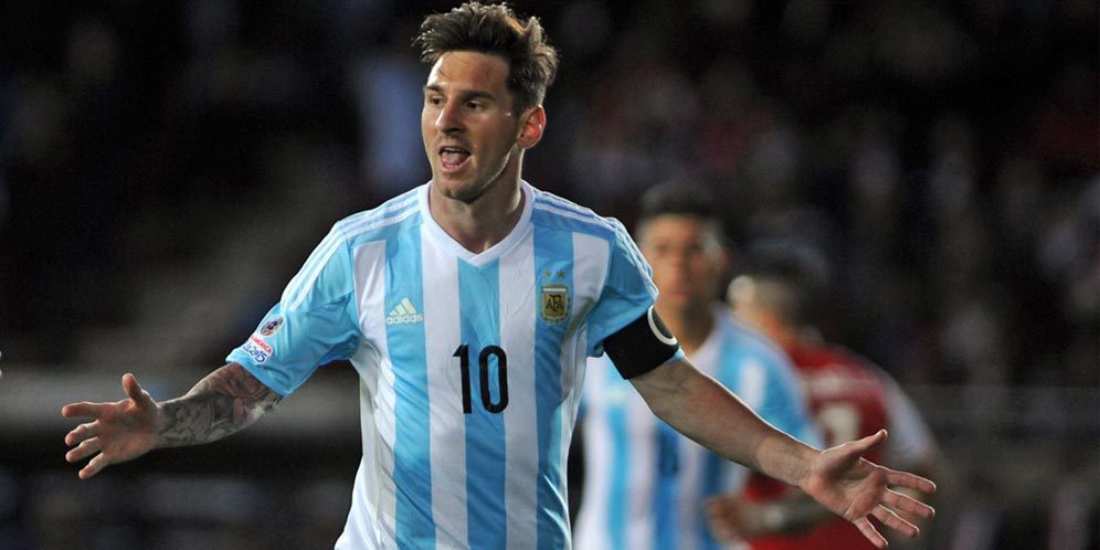 Messi, Termuda Capai 100 Caps di Argentina Messi, Termuda Capai 100 Caps di Argentina