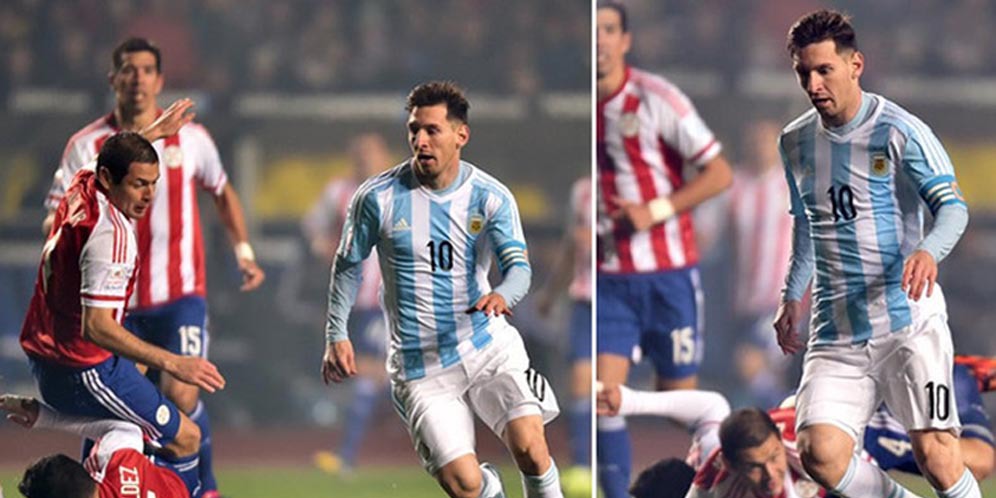 Messi Gegerkan Dunia dengan 'Sandwich' Messi Gegerkan Dunia dengan 'Sandwich'