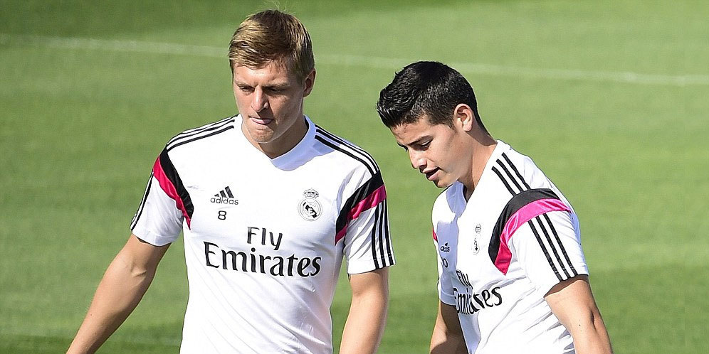 Gabung Madrid, Kroos dan James Catat Debut Manis Gabung Madrid, Kroos dan James Catat Debut Manis