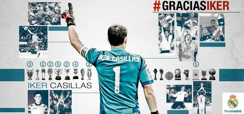 Ucapan Perpisahan Penggawa Real Madrid Untuk Casillas