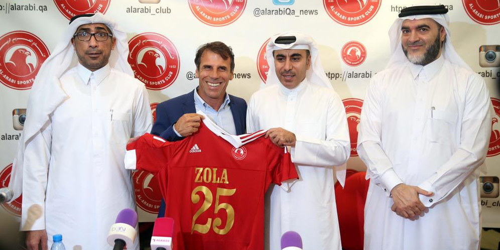 Legenda Chelsea, Zola Resmi Tangani Klub Qatar, Al-Arabi Legenda Chelsea, Zola Resmi Tangani Klub Qatar, Al-Arabi