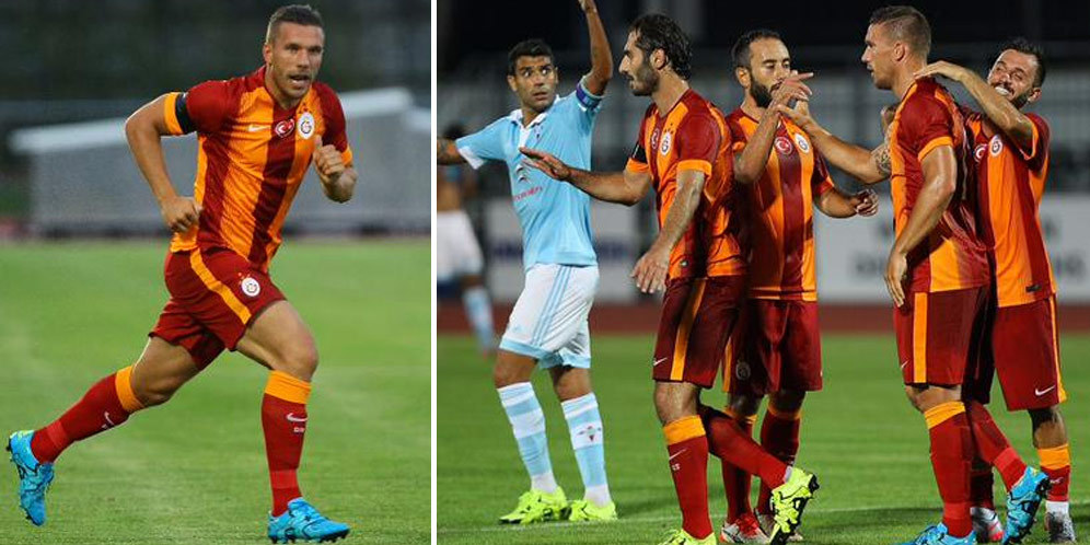 Debut dan Gol Podolski di Galatasaray Debut dan Gol Podolski di Galatasaray