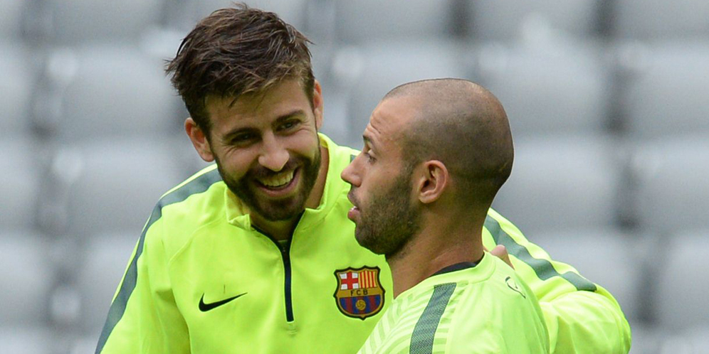 Pique dan Mascherano Kandidat Kapten Baru Barca