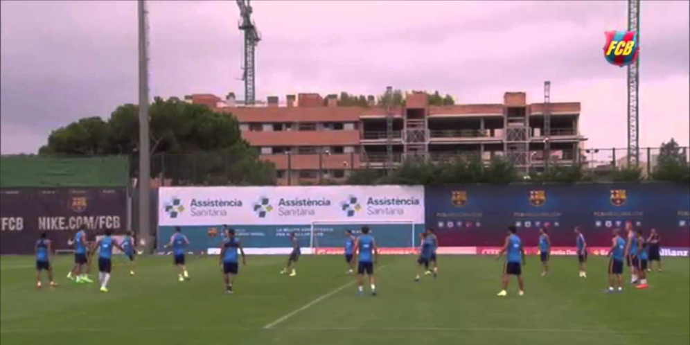 Kucing-kucingan Mantap di Latihan Barca Kucing-kucingan Mantap di Latihan Barca