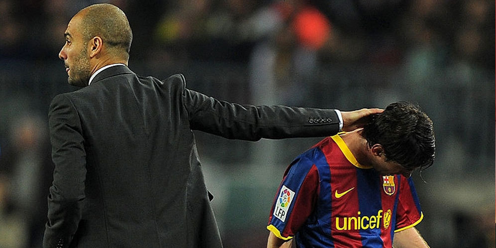 Guardiola: Hanya Messi Yang Boleh Bantah Saya Guardiola: Hanya Messi Yang Boleh Bantah Saya