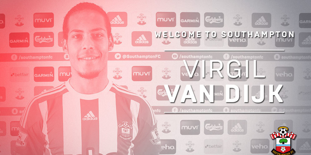Virgil van Dijk Resmi Berseragam Southampton Virgil van Dijk Resmi Berseragam Southampton