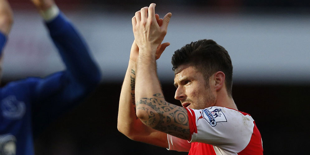 Dicaci Suporter Sendiri, Giroud Mawas Diri Dicaci Suporter Sendiri, Giroud Mawas Diri