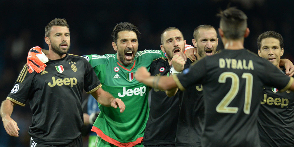Juventus 16 Musim di UCL, Milan 17