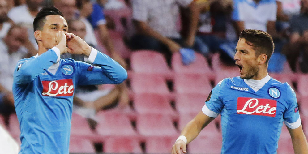 Napoli Raih Kemenangan Terbesar di Eropa Napoli Raih Kemenangan Terbesar di Eropa