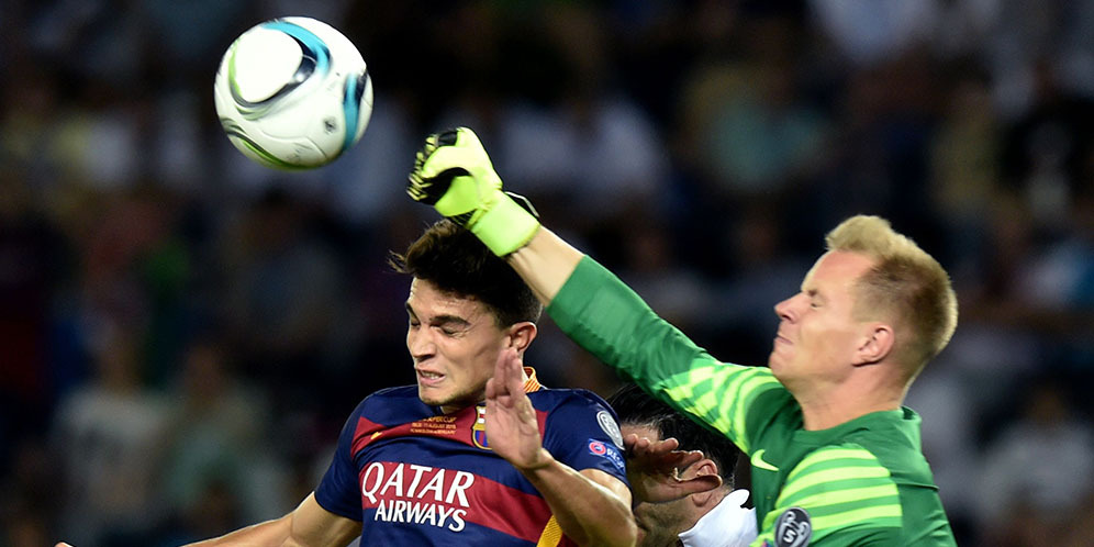Gol Leverkusen, Enrique Enggan Salahkan Ter Stegen Gol Leverkusen, Enrique Enggan Salahkan Ter Stegen