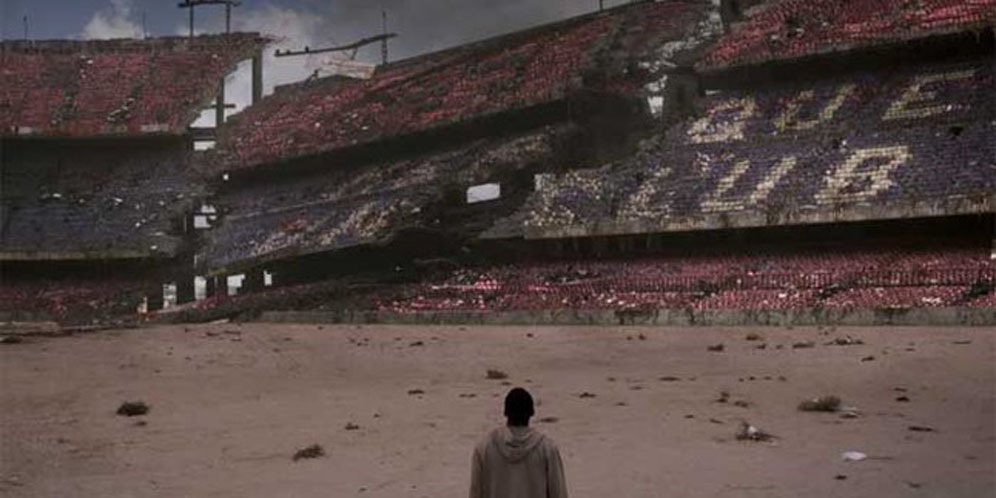 Wow! Camp Nou Dibuat Hancur Lebur di Film Ini 
