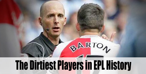 Dirty XI: Pemain Paling 'Kotor' Dalam Sejarah Premier League Dirty XI: Pemain Paling 'Kotor' Dalam Sejarah Premier League